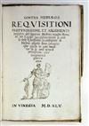 MANUSCRIPT.  Andrés, Juan. Opera chiamata Confusione della setta Machumetana [with Rabbi Samuel, Contra Hebraeos].  18th century.